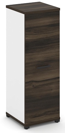 Шкаф одна узкая секция, 3 ниши (фасад ЛДСП, 3 ниши) CN.STU-316 B/W