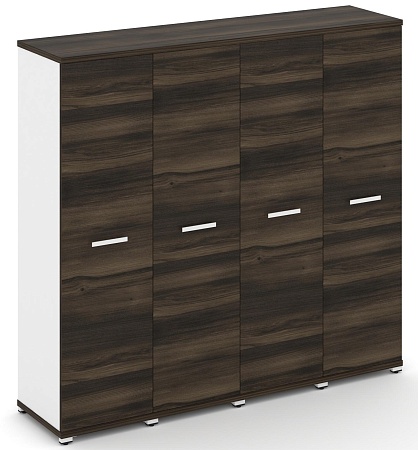 Шкаф четыре узкие секции, 4 ниши (4 фасада ЛДСП, 4 ниши) CN.STU-446 B/W