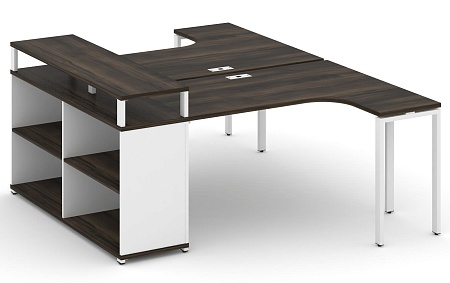 Рабочая станция с опорным стеллажом с верхним горизонтом CN.DSA-203