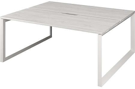 Бенч двойной на 2 рабочих места на металлокаркасе НТМП.О.Б2-180