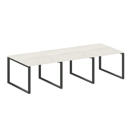 Переговорный стол (3 столешницы) на О-образном м/к БО.ПРГ-3.1