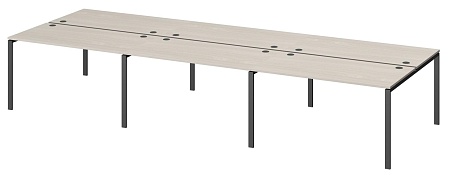 Бенч двойной на 6 рабочих мест  АМБ-002-6