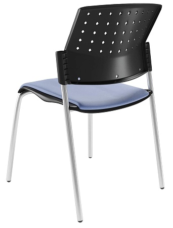 MOVIE Стул, каркас Хром, Пластик Черный ЦБ-00011492