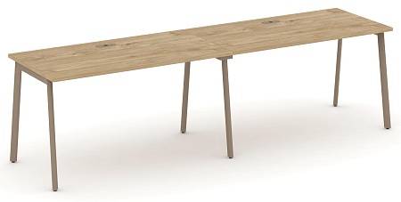 Рабочая станция на 2 места с лючком ES.RS-2.3-LP