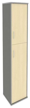 Шкаф высокий узкий правый (1 средняя дверь ЛДСП, 1 низкая дверь ЛДСП) А.СУ-1.8 (R)