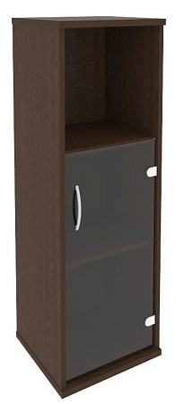 Шкаф средний узкий правый (1 низкая дверь стекло) А.СУ-2.2 (R)