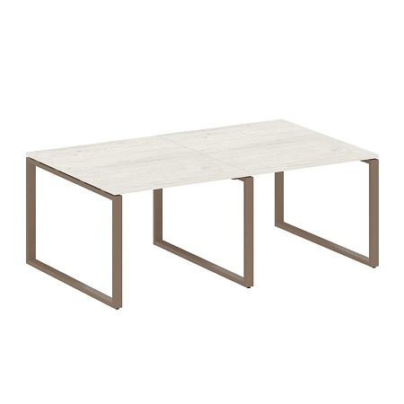 Переговорный стол (2 столешницы) на О-образном м/к БО.ПРГ-2.1