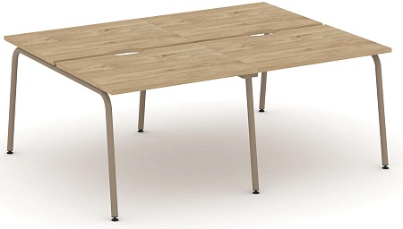 Рабочая станция на 4 места с вырезом ES.D.RS-4.1-VK