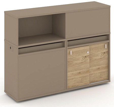 Набор №20. Тумба двойная + низкая надставка ES.NB.2N-20