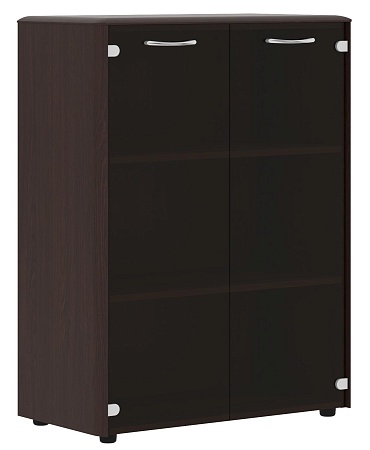 Шкаф средний со стеклянными дверьми и обвязкой DMC 85.2