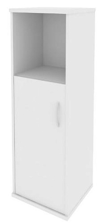 Шкаф средний узкий левый (1 низкая дверь ЛДСП) А.СУ-2.1 (L)