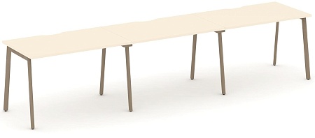 Рабочая станция на 3 места с вырезом ES.RS-3.2-VP