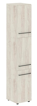 Шкаф колонка с 3-мя глухими малыми дверьми LHC 40.8