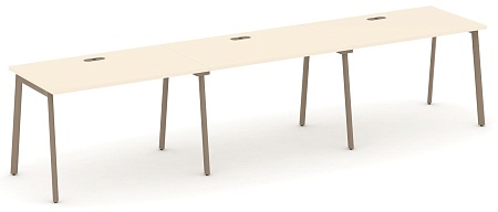 Рабочая станция на 3 места с лючком ES.RS-3.2-LP