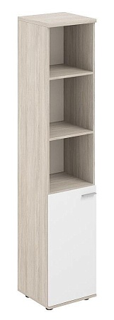 Шкаф высокий полуоткрытый, з.ст ЛДСП 16 мм, левый SG.852.L