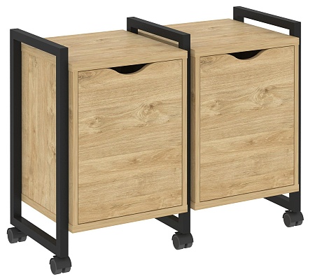 Тумба на колесных опорах наборная. Вариант №2 VR.L-TN-2.K