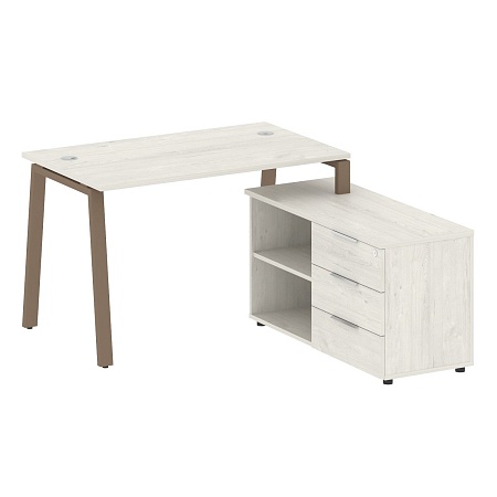 Рабочая станция на А-образном м/к с опорной тумбой правая БА.РС-СТС-2.2 Пр