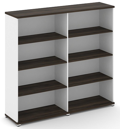 Стеллаж две широкие секции, 4 ниши CN.STS-420 B/W