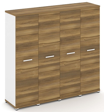 Шкаф четыре узкие секции, 4 ниши (4 фасада ЛДСП, 4 ниши) CN.STU-446 B/W