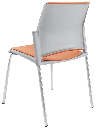 RESTART Стул, каркас Хром, Пластик Серый ЦБ-00014009
