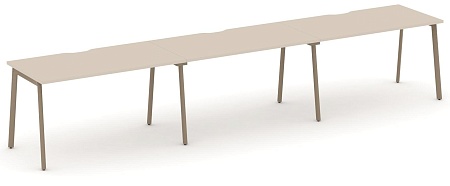 Рабочая станция на 3 места с вырезом ES.RS-3.3-VP