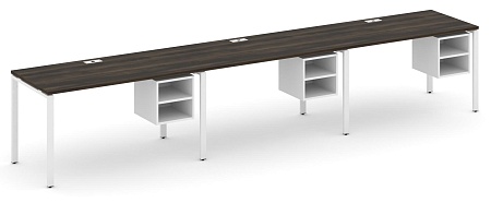 Рабочая станция односторонняя с подвесными тумбами на 3 места CN.ORS-127