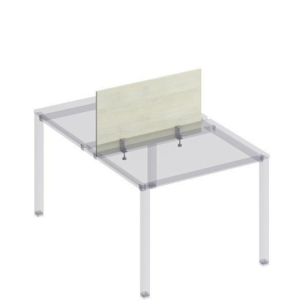 Экран настольный фронтальный с кронштейнами для ра...