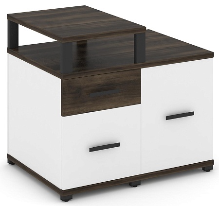 Тумба приставная сервисная с надставкой узкой. CN.TSR-002 B/W