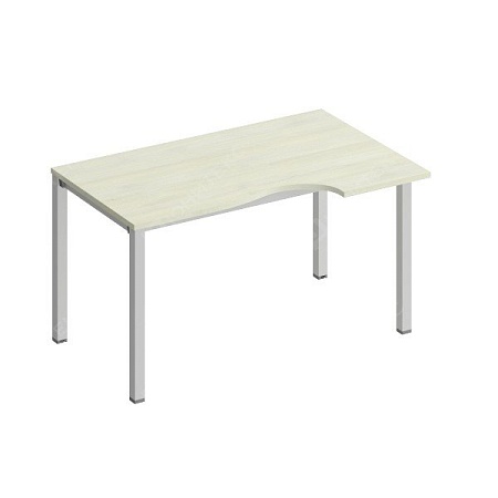 Стол эргономичный правый на металлокаркасе КФ К.1138