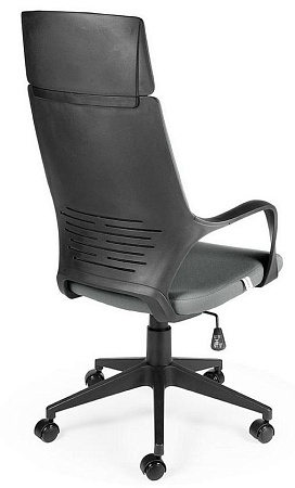 Кресло офисное IQ (black plastic, dark grey) CX0898H-1-60