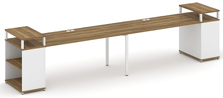 Рабочая станция с опорными стеллажами с верхними горизонтами CN.ORS-208