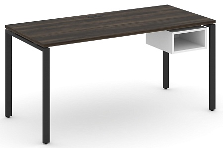 Стол рабочий с подвеснй тумбой м одной открытой нишей CN.SP-104