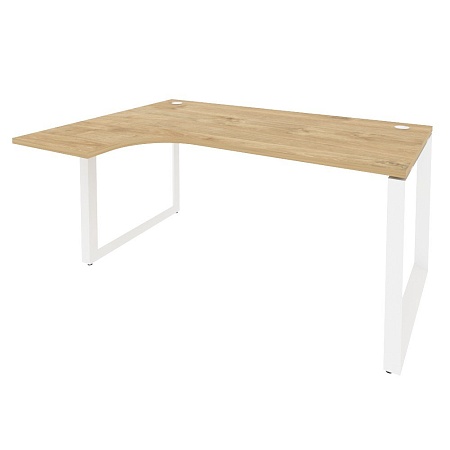 Стол эргономичный левый на О-образном м/к O.MO-SA-4L