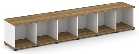 Стеллаж шесть узких секций, 1 ниша CN.STU-160