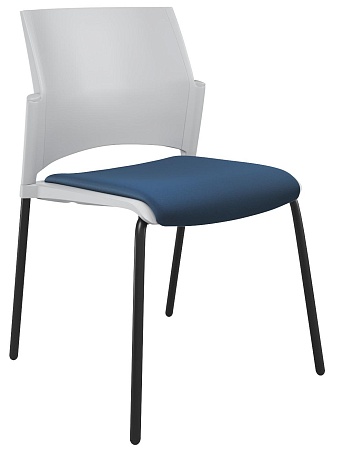 RESTART Стул, каркас Черный, Пластик Серый ЦБ-00014516