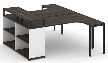 Рабочая станция с опорным стеллажом с верхним горизонтом CN.DSA-203