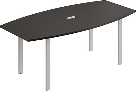 Стол для переговоров фигурный на металлокаркасе UNO А4 Б1 111 БП