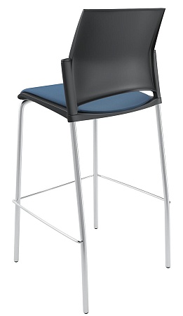 RESTART барный, каркас Хром, Пластик Черный ЦБ-00011300