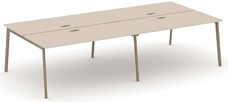 Рабочая станция на 4 места с лючком ES.D.RS-4.4-LP