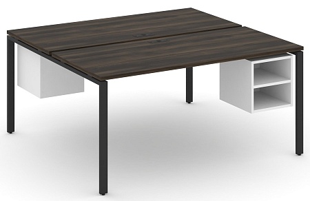 Рабочая станция двух сторонняя с подвесными тумбами на 2 места CN.DRS-108