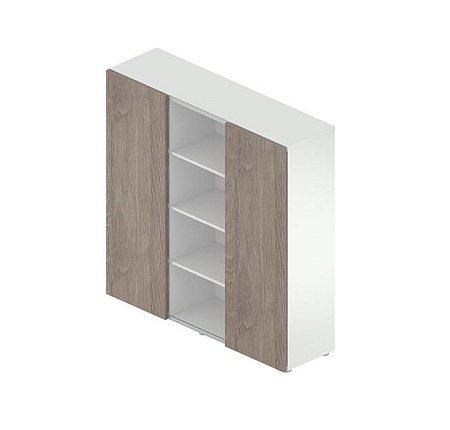 Стеллаж с дверьми-купе (ЛДСП) RP-87 (ЛДСП)