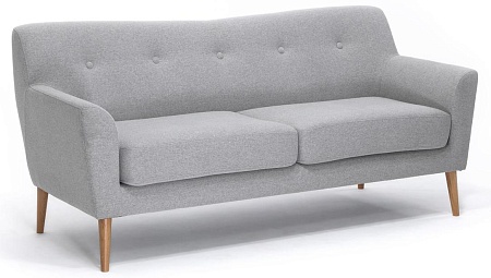 Диван 3-местный LAMELLA 3 Uno Siver