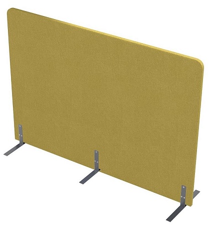 Акустическая мобильная перегородка на стационарных...