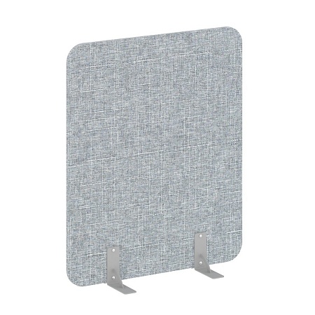 Перегородки на металлических опорах на фетровых по...