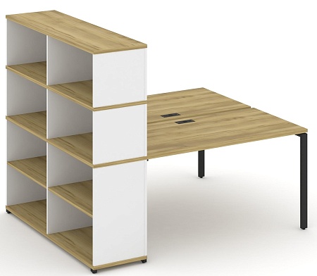 Рабочая станция с опорным стеллажом с надставкой высокой CN.DRS-215