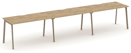 Рабочая станция на 3 места с вырезом ES.RS-3.3-VP