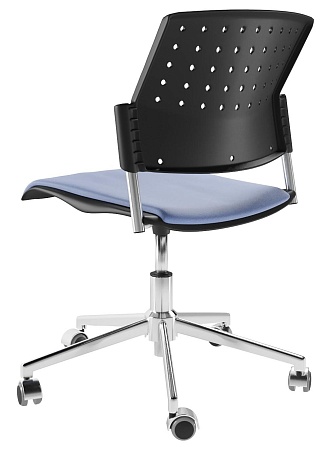 Кресло, каркас Хром, Пластик Черный ЦБ-00011384