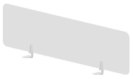 Фронтальный экран Plexi для отдельного стола ш. 15...