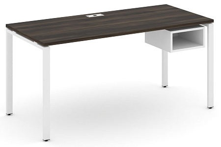 Стол рабочий с подвеснй тумбой м одной открытой нишей CN.SP-104