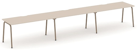 Рабочая станция на 3 места с вырезом ES.RS-3.4-VK